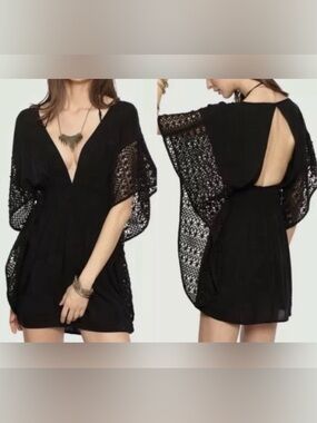 Victorias Secret Black Swim Coverup